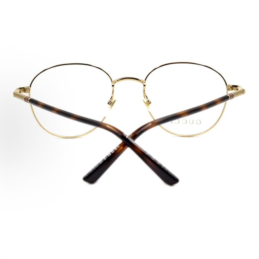 Gucci GG0392O-003 Роскошная круглая металлическая оправа для очков