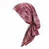 Casual Floral Print Turban Bohemia Sleep Caps Beanies Headwrap  Women National