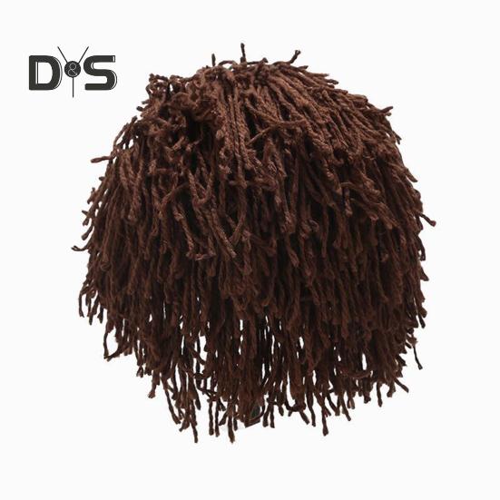 Новое поступление, шапка-парик раста унисекс, хип-хоп, плетеная, шапка-бини для вечеринки в стиле косплея, шапка ручной работы Ямайка, дреды в стиле регги, парик с африканскими корнями