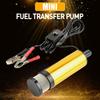 12V 24V Mini Car Electric Oil Pump For Pumping Diesel Oil Water Submersible Aluminum Alloy Shell 12L/min Fuel Transfer Pump
