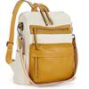 Premium Leather Convertible Backpack Handbag Sling Bags for Women