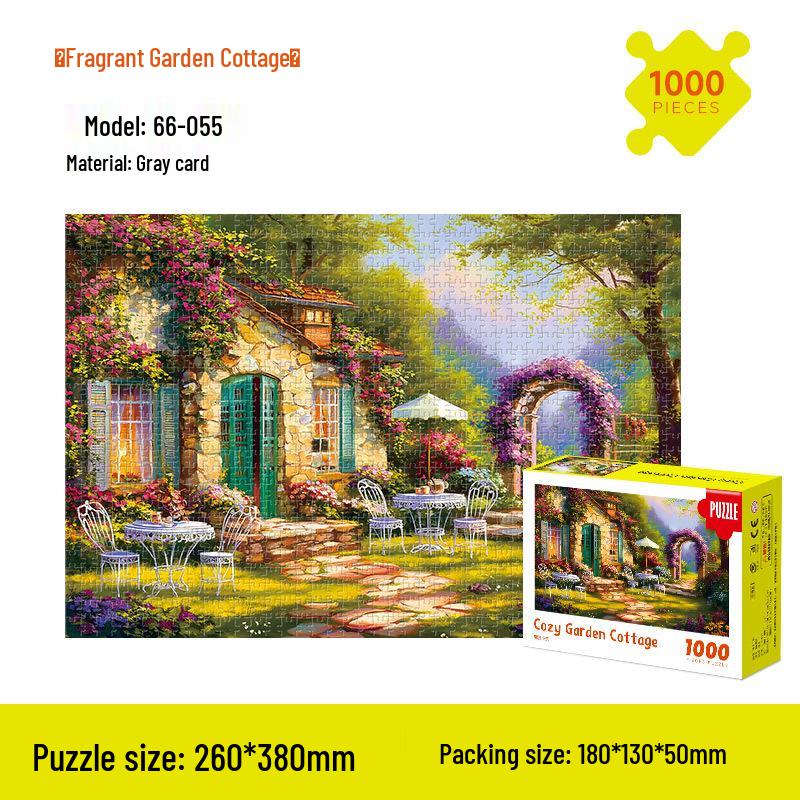 Мультяшный пазл из 1000 деталей для взрослых и детей - Сложная развивающая игрушка для снятия стресса, подарок