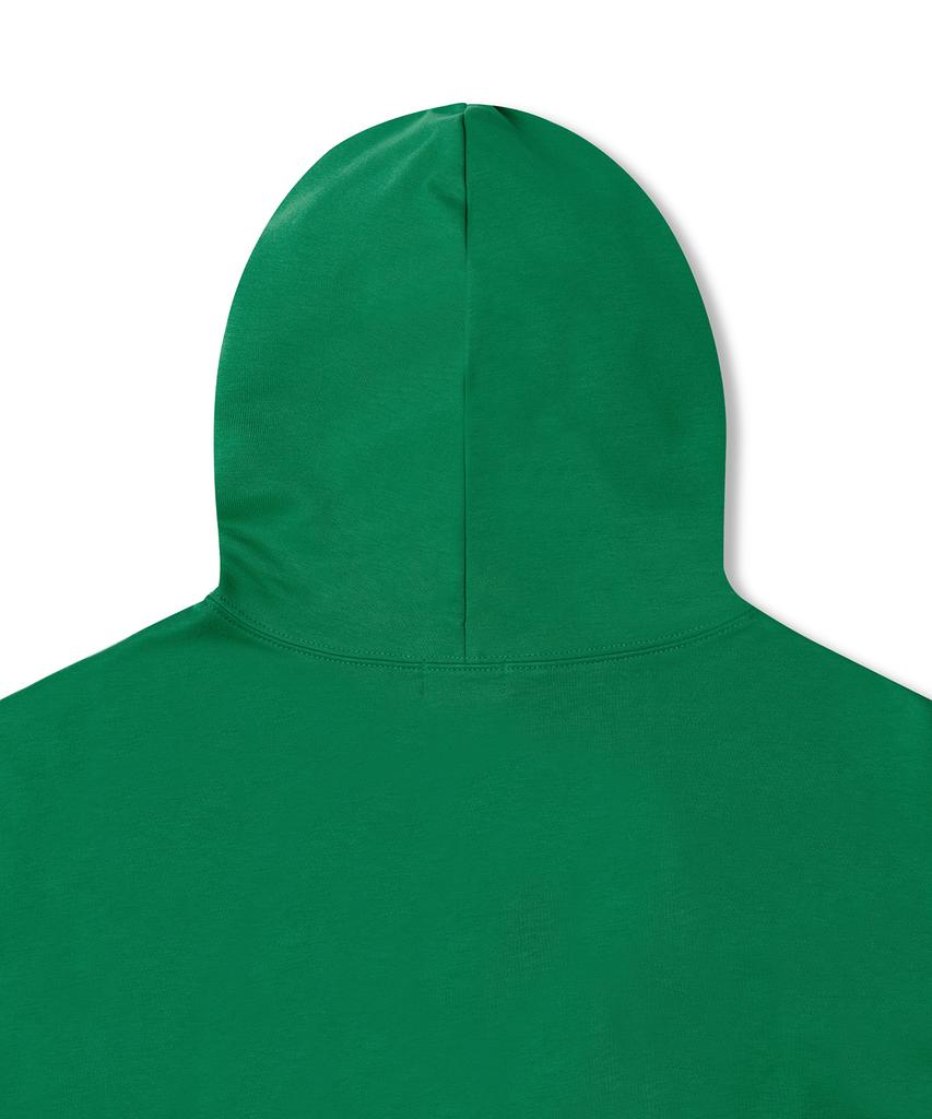 Свободная толстовка с капюшоном из махровой ткани [Jolly Green]