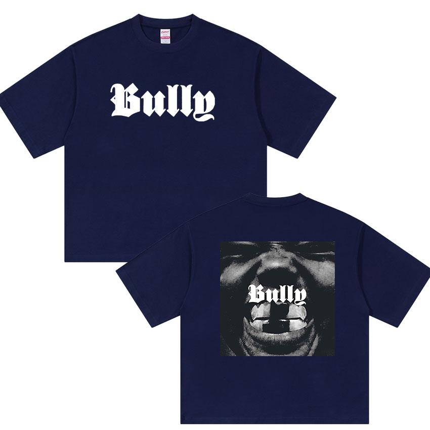 2026 New Album Bully Kanye West Graphic T Shirt Unisexs Rap Gothic Fashion Oversized Cotton Tshirt Retro Hiphop Clothing Tshirts