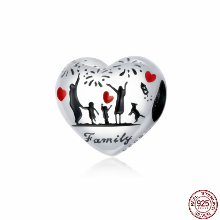 Подходят оригинальные браслеты, подвески, ювелирные изделия, новые S925 стерлингового серебра, сверкающие бусины камеры, семейное дерево, воздушный шар, щенок, кошка, кулон