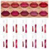 Матовый эффект натуральных губ Водонепроницаемая бархатная стойкая легкая губная помада для красоты