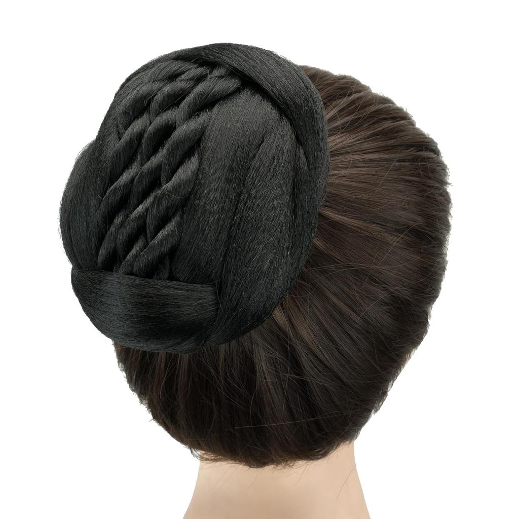 Плетеный шиньон для танцовщицы, покрывало для волос в виде пончика, резинки для волос, булочка для волос, заколки для парика, прическа, головной убор на свадебную вечеринку