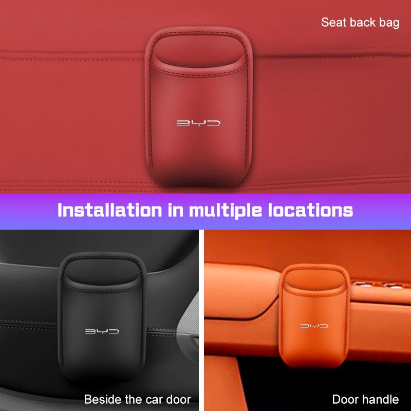 Car Cup Holder for BYD Atto 3 Dolphin Seal Seagull Sealion Dolphin Song Plus Yuan Seat Back/ Door Side Hanger Storage Organizer