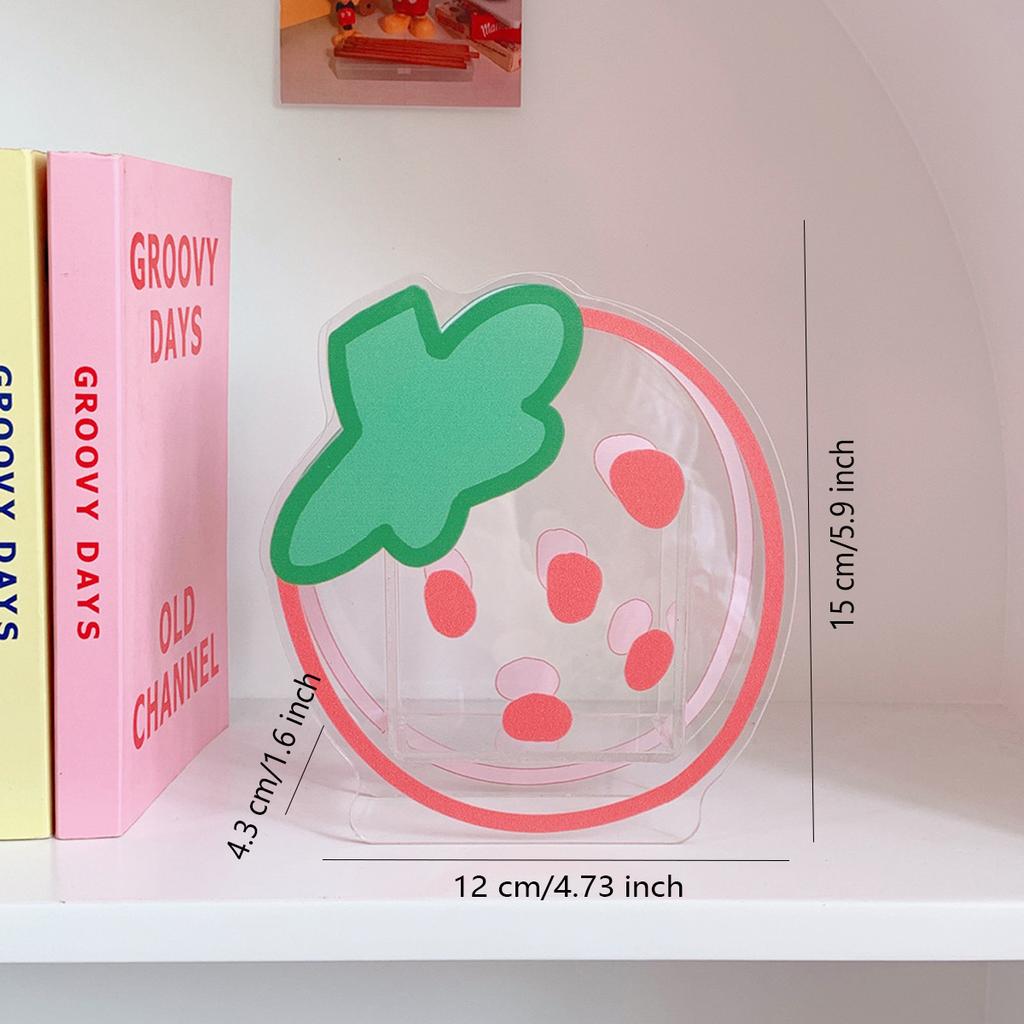 Кавайный держатель для карандашей, прозрачный акриловый декоративный держатель для ручек, милые настольные принадлежности для хранения, ящик для ручек, школьные канцелярские принадлежности