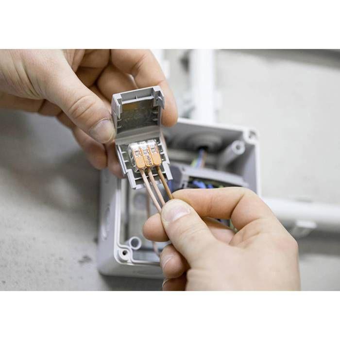 WAGO 207-1331 207-1331 Boîte de gel pour bornes de raccordement flexible: - rigide: - 4 pc(s)