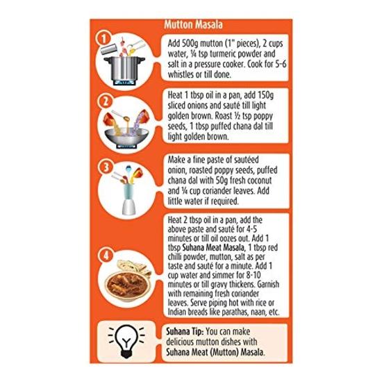 Сухана баранина (Мясо) Масала 200 г пакет - Упаковка из 2 шт.