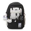 New Heat Transfer Korean Style Large Capacity Backpack for Middle High School College Students Trendy Versatile Travel Daypack