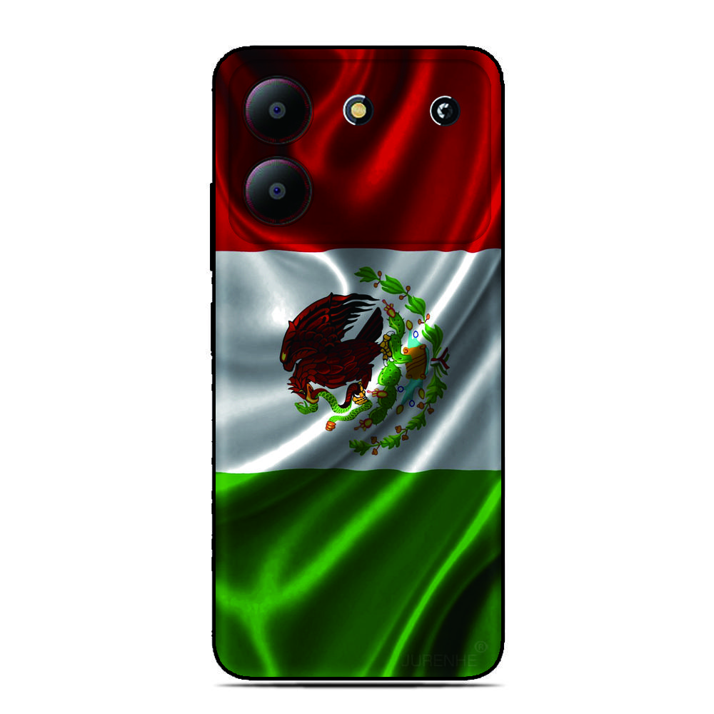 Mexico Flag Phone Case For Blackview Wave 9C 8C 6C Shark 9 Color 8 Oscal C80 C70 C60 C30 C20 Pro Flat 2 1C 2C Tiger 13 12 Cover