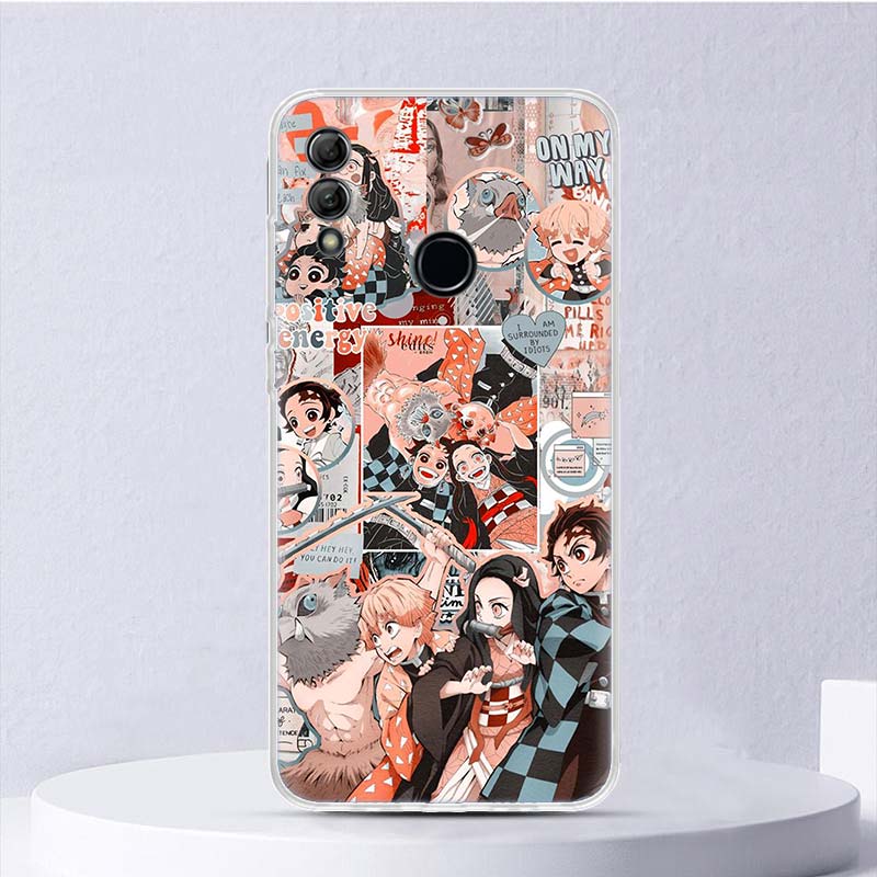 Мягкий чехол Demon Slayer аниме Kimetsu No Yaiba для Huawei P Smart Z Y5 Y6 Y7 Y9S 2019, чехол для телефона Honor 10 Lite 9 9X 8X 8A Pro 8S