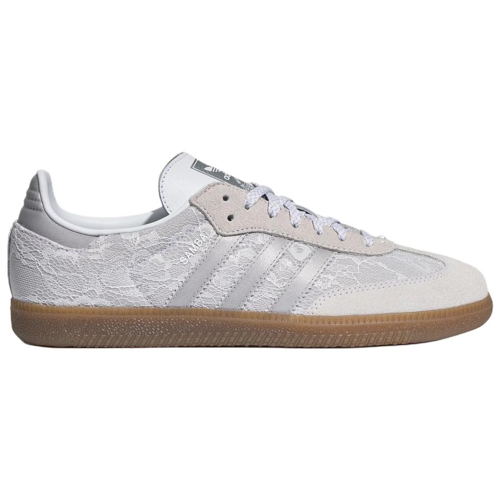 adidas Оригинальные кроссовки SAMBA OG Немецкая армия Женские низкие Белый/Светло-серый KH7841