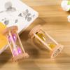 Stable Connection Wooden Hourglass Wooden Round Hourglass Timers Durable   Kids Gift