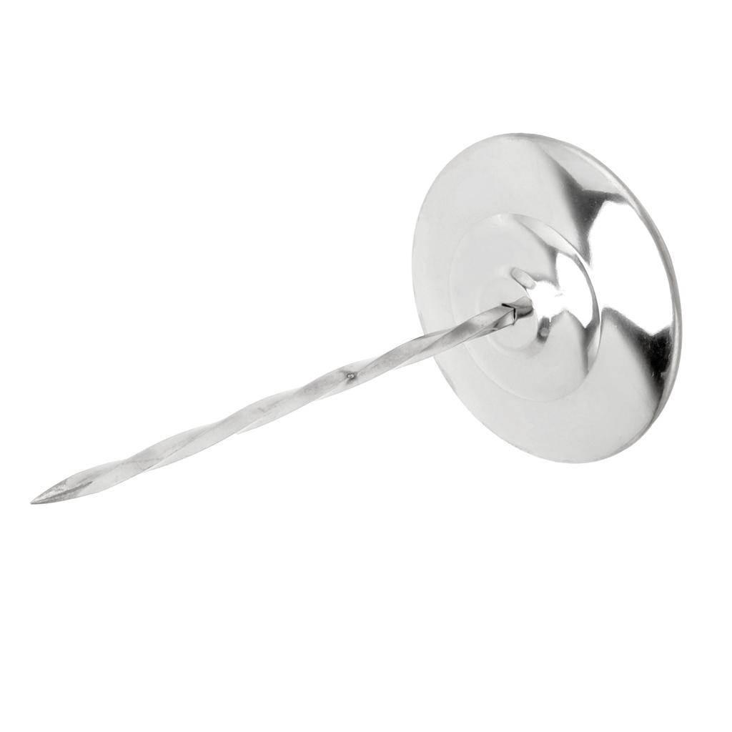 Receipt Bill Holder Thickened Stainless Steel Round Bottom Nonslip Ticket Spike for Restaurants