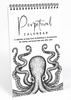 Inkdotpot Octopus Perpetual Calendar, Important Dates To Remember- 6x9 Monthly and Daily  Journal for Special Days