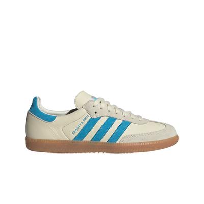 X Sporty & Rich Samba Cream Blue