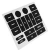 Наклейки для ремонта кнопок автомобильных радиоприемников для Golf MK5 для Passat Auto Worn Button Repair Stickers Kit Decor