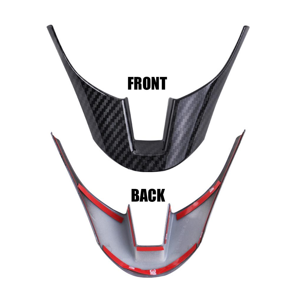 Отделка рулевого колеса автомобиля, декоративная накладка на рулевую панель из углеродного волокна ABS для Mazda 3 Axela 2014 2015 2016