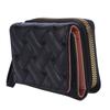 Women's Short Embroidered Love Zero Wallet Zipper Buckle Large Capacity Card Bag Versatile Fashion Simple