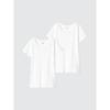 Uniqlo Японский хлопок, внутренний U-образный вырез, 2 шт. в упаковке