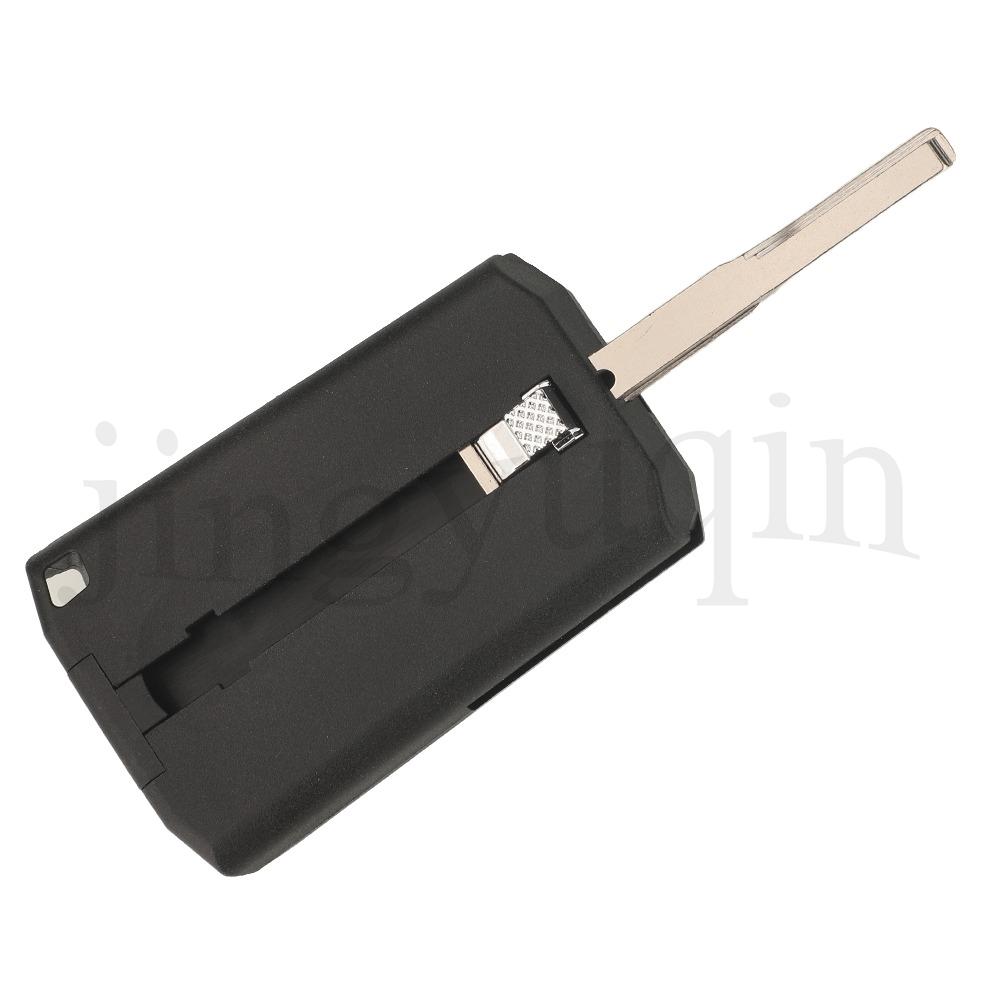 jingyuqin Car Key Shell With HU64 Uncut Blade For Mercedes-Benz Actros MP 4 2 Buttons Remote Key Case Cover Replacement