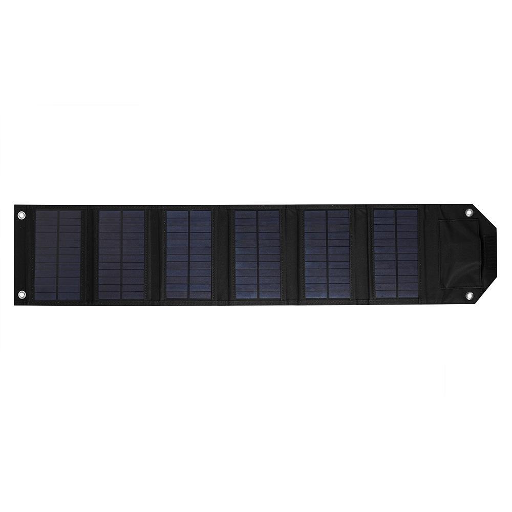 SPB6Z Foldable 6 Solar Panel Charger 12W 5V Portable Solar Charger for Outdoor Hiking Camping