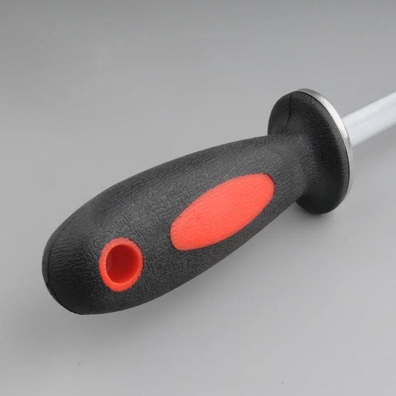 1 шт. Мусат для заточки ножей 12 дюймов Алмазный/Керамический Точилка для кухонных ножей Сталь Профессиональная система заточки Инструмент для ножей