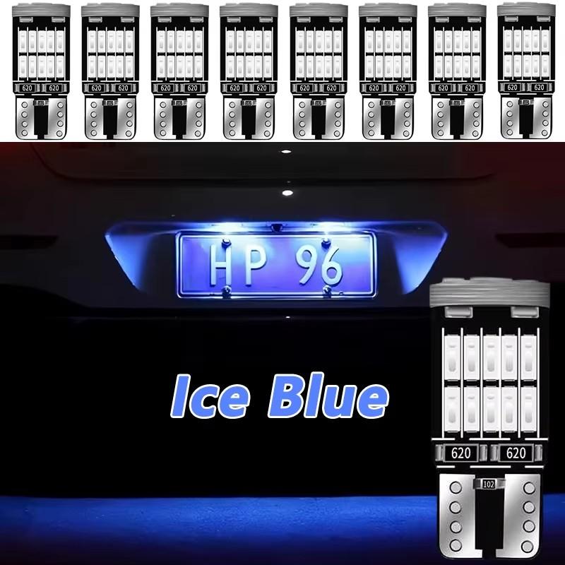 8-16PCS T10 W5W LED Bulb CANBUS No Error 12V 4014-26SMD 400LM 6500K Super Bright White Car Interior Dome Door Maps Trunk Lights