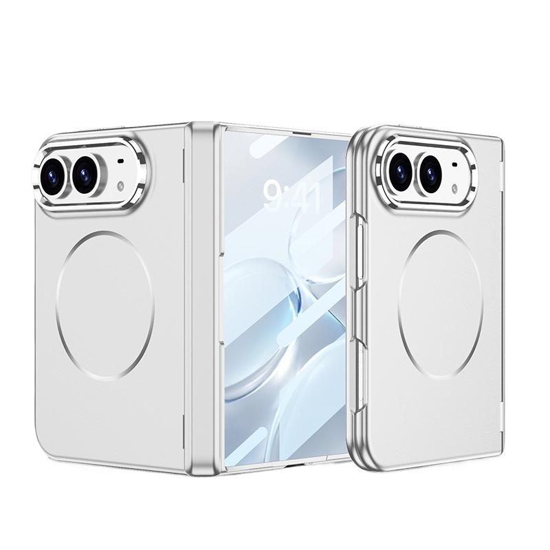 Case for IPhone Ultra 18 Fold Magnetic Shockproof Back Cover for MagSafe Wireless Charging Shell Membrane Hinge Protective Cover