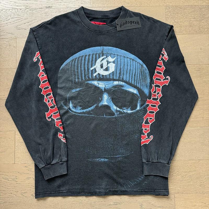 Unisex Oversized Streetwear Long Sleeve Tee Teens - Soft Cotton Crewneck Graphic T-Shirt Fall
