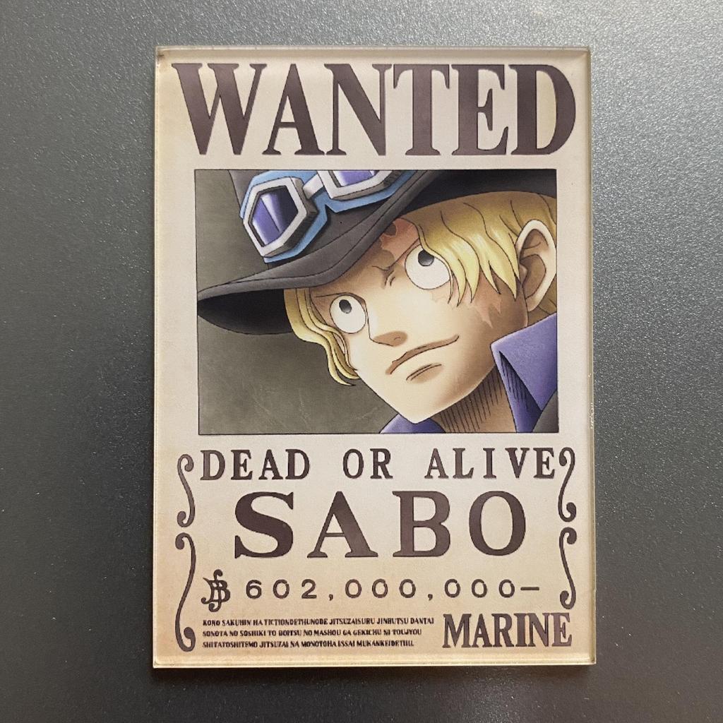 Creative One Piece Wanted Poster Magnet - Anime Cartoon Fridge Decor & Message Sticker