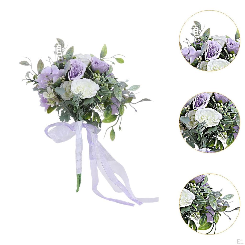 Искусственные розы, цветочные украшения, связанные вручную цветы, имитация для рабочего стола