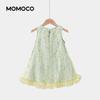 Sweet and cute outdoor lightweight and loose sleeveless dress for girls in summer 2026, new mid size children's dress