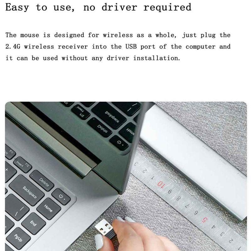 Xiaomi Беспроводная бесшумная мышь MIIIW USB 2,4 ГГц, кнопка отключения звука, 3 шестерни, регулировка разрешения, оптическая для ноутбука, ноутбука, офисных игр