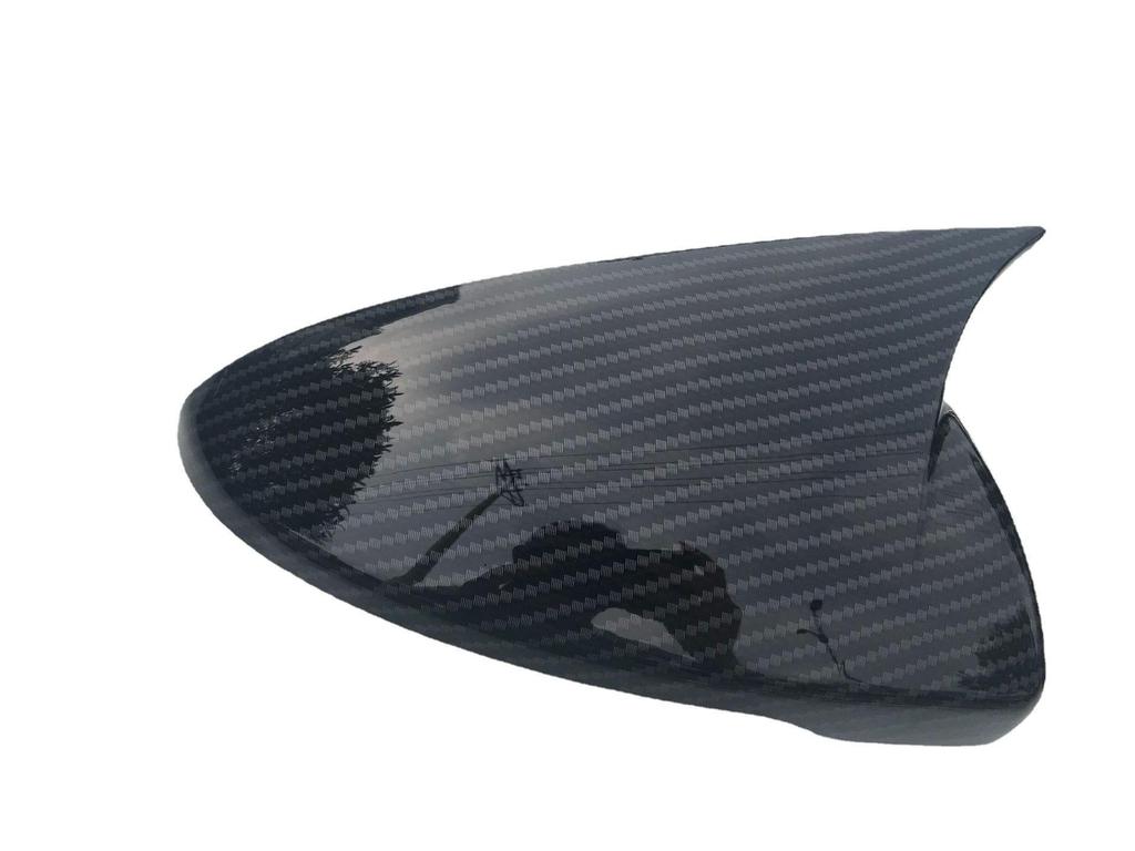 Kia K3 2019-2022 Защитная крышка зеркала заднего вида в стиле рога с рисунком из углеродного волокна