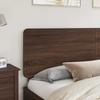 Headboard Brown Oak Effect Wood Based Material