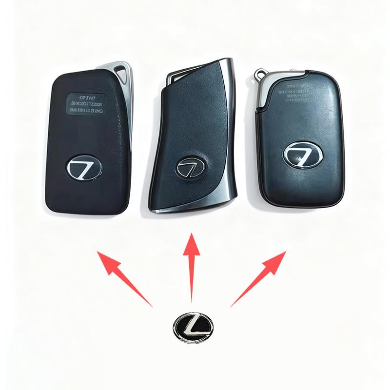 10 шт. Алюминиевая наклейка-эмблема на ключ автомобиля Декоративные наклейки Для Lexus GS IS LS500h ES260 ES300h RX350h NX260 UX260 LM LC RZ450e TX