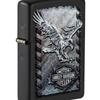 ZIPPO 28485 HARLEY DAVIDSON EAGLE Черная Матовая Полноразмерная Зажигалка Zippo [Параллельный Импорт]