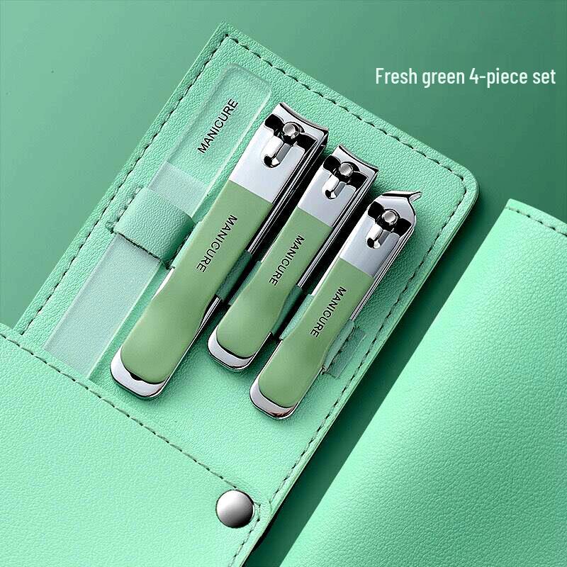 Премиальный набор кусачек для ногтей, устойчивый к смазыванию и брызгам, для мужчин и женщин