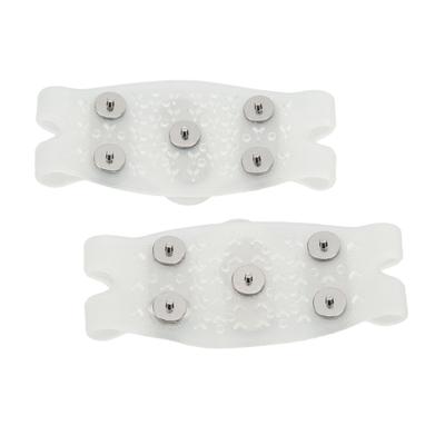 1 пара кошек, тяговые накладки, противоскользящие тяговые захваты с 5 шипами для ходьбы по снегу, бега трусцой, альпинизма