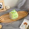 Cute Creative Swiss Roll Cake Plush Doll Toy Dessert Keychain Bag Pendant Backpack Hanging Ornaments Keyring Girl Birthday Gifts