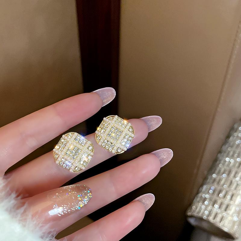 Длинные серьги-бантики из серебряных игл S925 с кошачьим глазом и жемчугом - Ретро и универсальный стиль для женщин