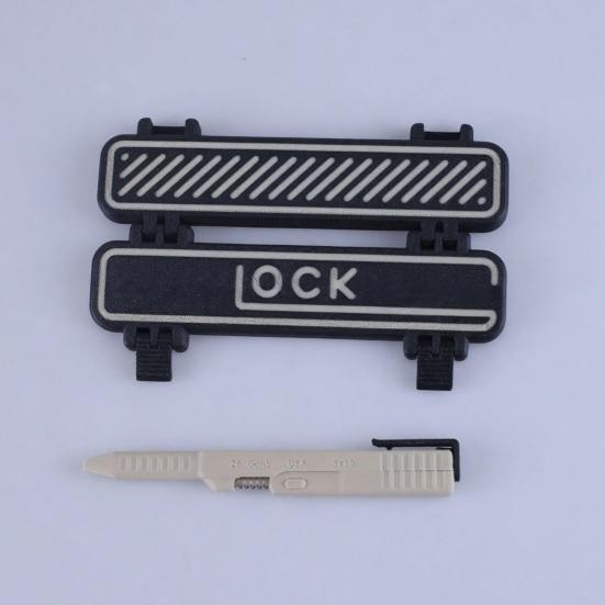 Тактическая шариковая ручка с механизмом слайдера, с подставкой-дисплеем для хранения, заправляемая, 3D-печать, чернильная ручка, инструмент для письма, настольный аксессуар, мужской подарок