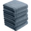 AYO Face Hotel Set of Smoke 34 x 80 Highly Low Gift Towel, Характеристики, 5, Синий, Пушистый, 100% Хлопок, см, Впитывающий, Прочный, Однотонный, Линять,