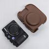 Чехол-сумка из искусственной кожи для камеры Canon Powershot G15 G16, полный чехол для корпуса с ремешком