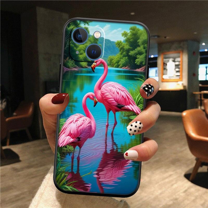 IK28 Flamingos Pink Phone Case for Samsung Galaxy M06 M15 M16 M35 M55 M56 A36 A42 A50 A50S A51 A52 A32 A33 A05 A05S A06 A16 A20
