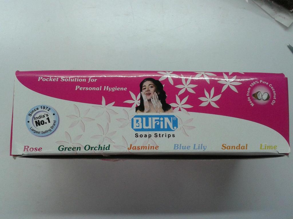 10x Бумажное мыло Bufin Бумажное мыло 100 полосок Ароматизированный набор